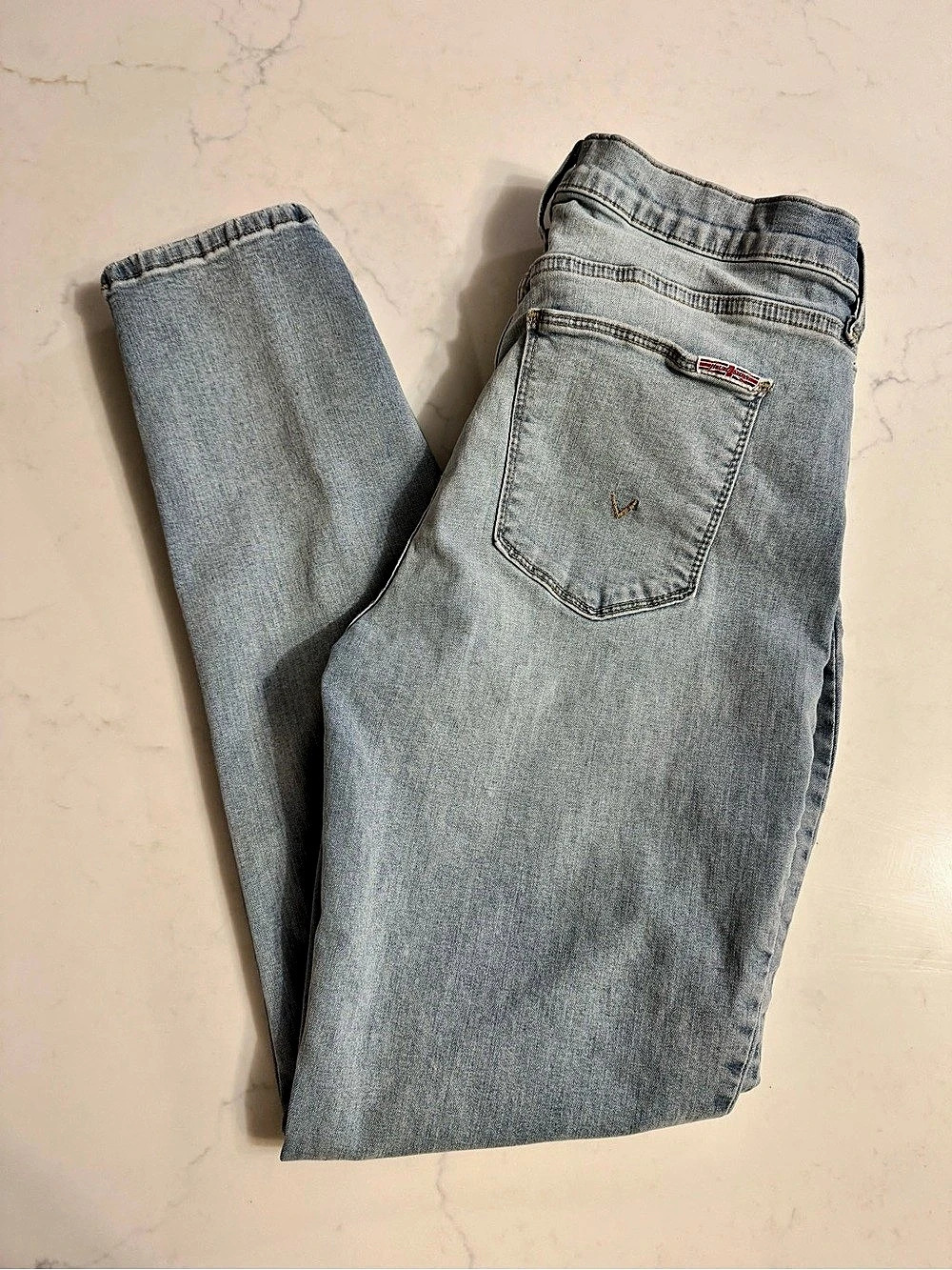 Hudson Natalie Light Wash Skinny Jeans Size 29 Designer Denim